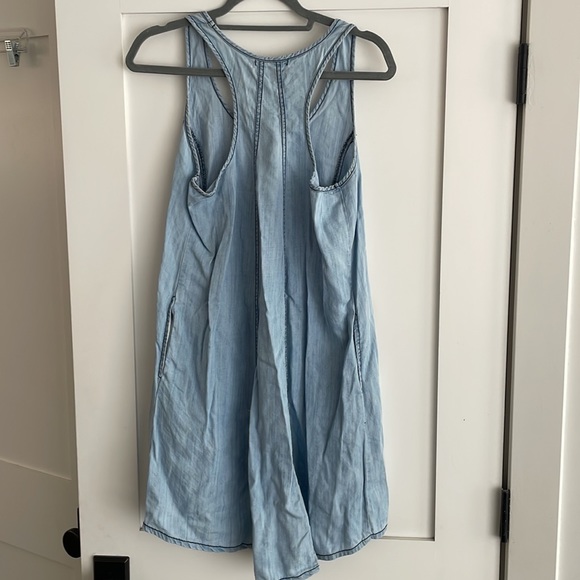 EUC Chambray Racerback Tank Dress! Sz. Small. - Picture 5 of 8
